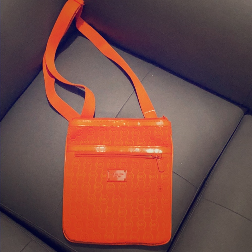 MK Orange Crossbody Bag